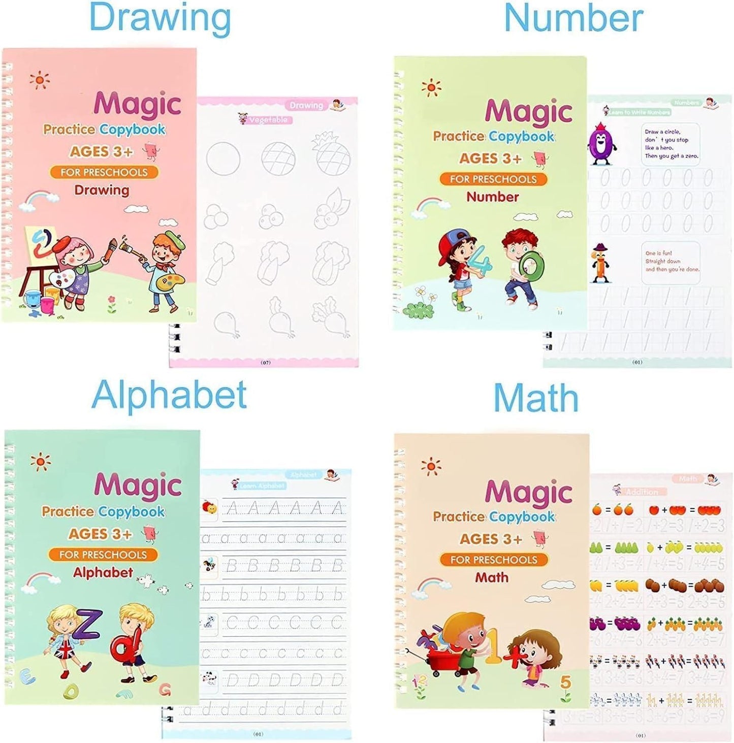 Sank Magic Practice Copybook Pack of 2